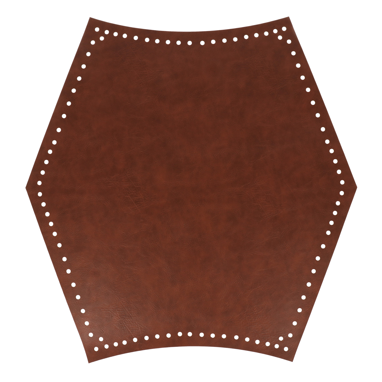 hobo bag set - pu leather brown - 38x36cm | 1pc