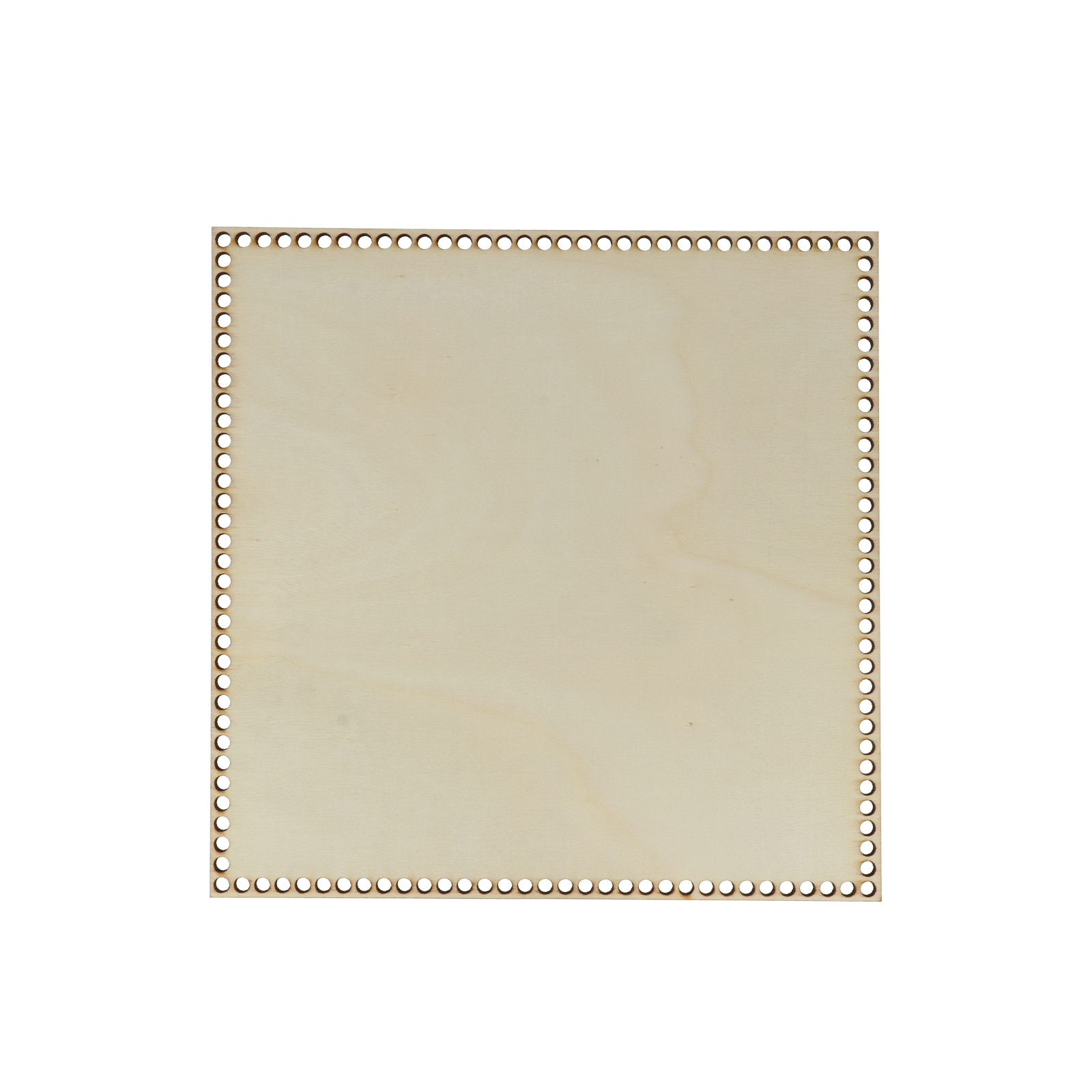 wood bottom bag square 20cm - hole 4mm | 1pc