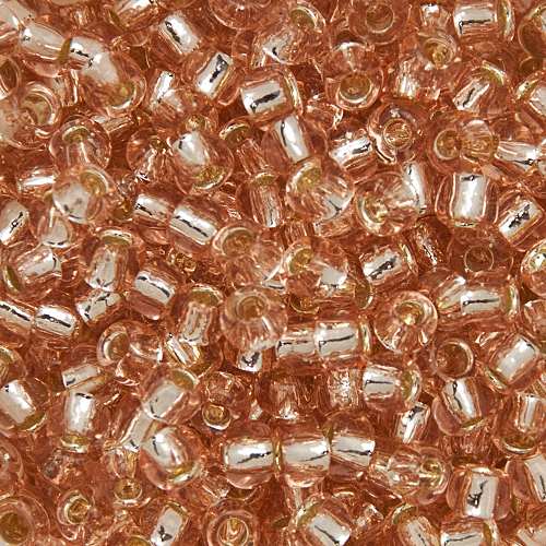 saatperlen toho 6/0 silver-lined rosaline (31) | 10gr