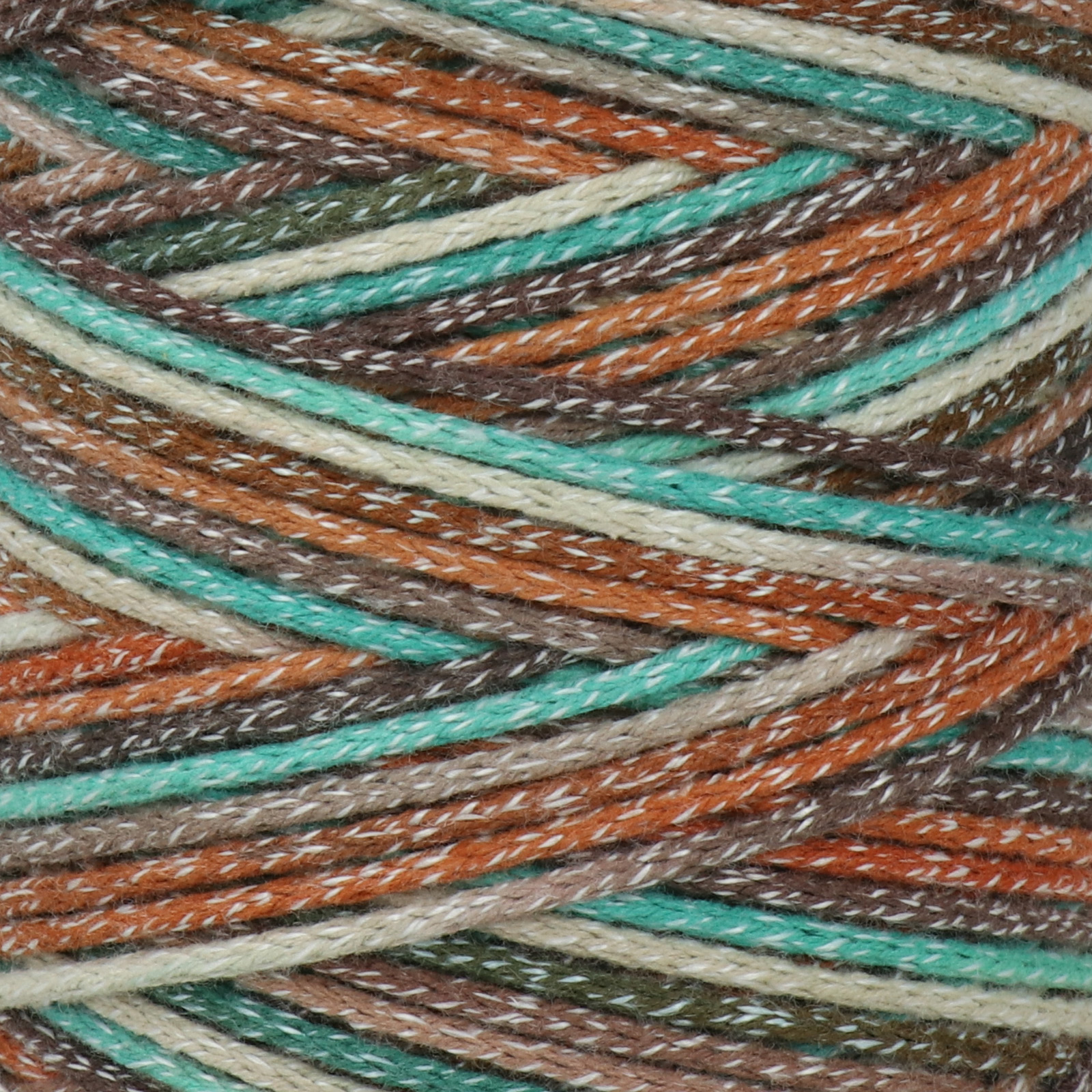 eco vita 4 dmc multicolor carribean (105) recycled cotton cord - 250gr (200mt) | 1pc