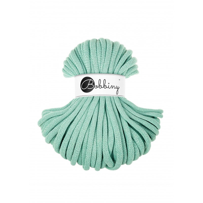 bobbiny jumbo braided cord - jelly mint 9mm - 30mt | 1pc