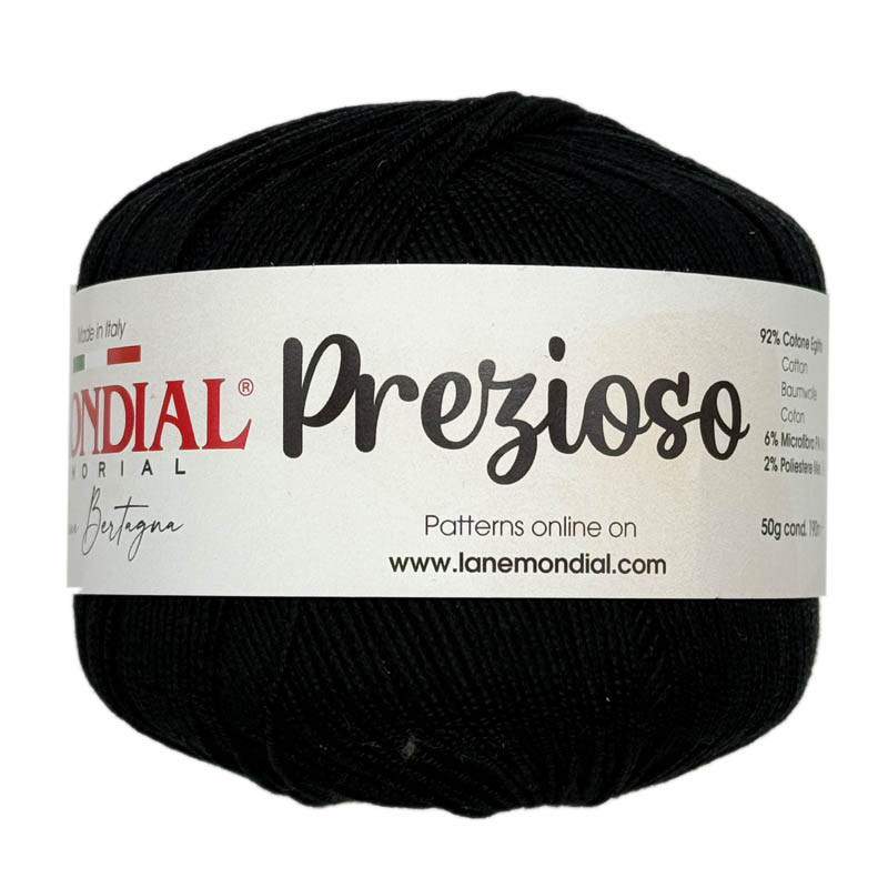 prezioso mondial - black (899) - 50gr (190mt) | 1pc
