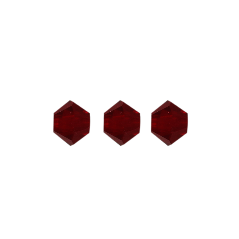 bicone preciosa siam 3mm | 40pc