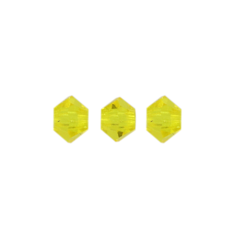 bicone preciosa citrine 3mm | 40pc