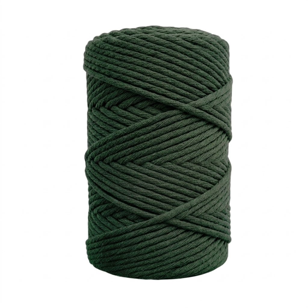 3ply macramé cord casasol - khaki 3mm - 380gr (50mt) | 1pc