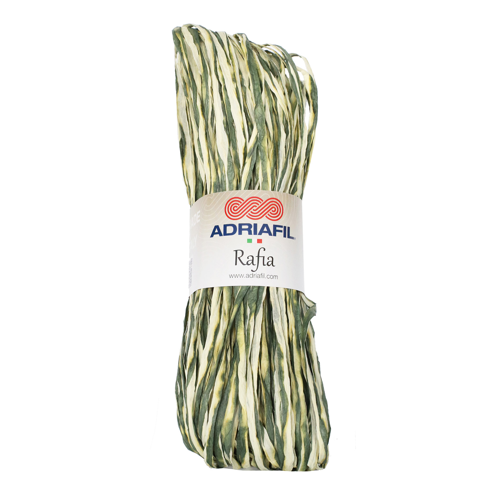 adriafil rafia - green melange (40) - 50gr | 1pc