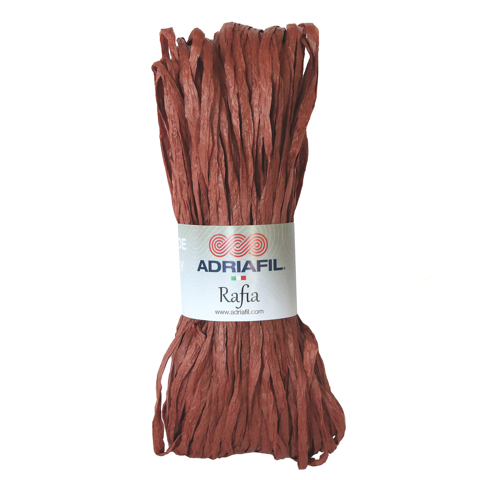 adriafil rafia - brown (52) - 50gr | 1pc