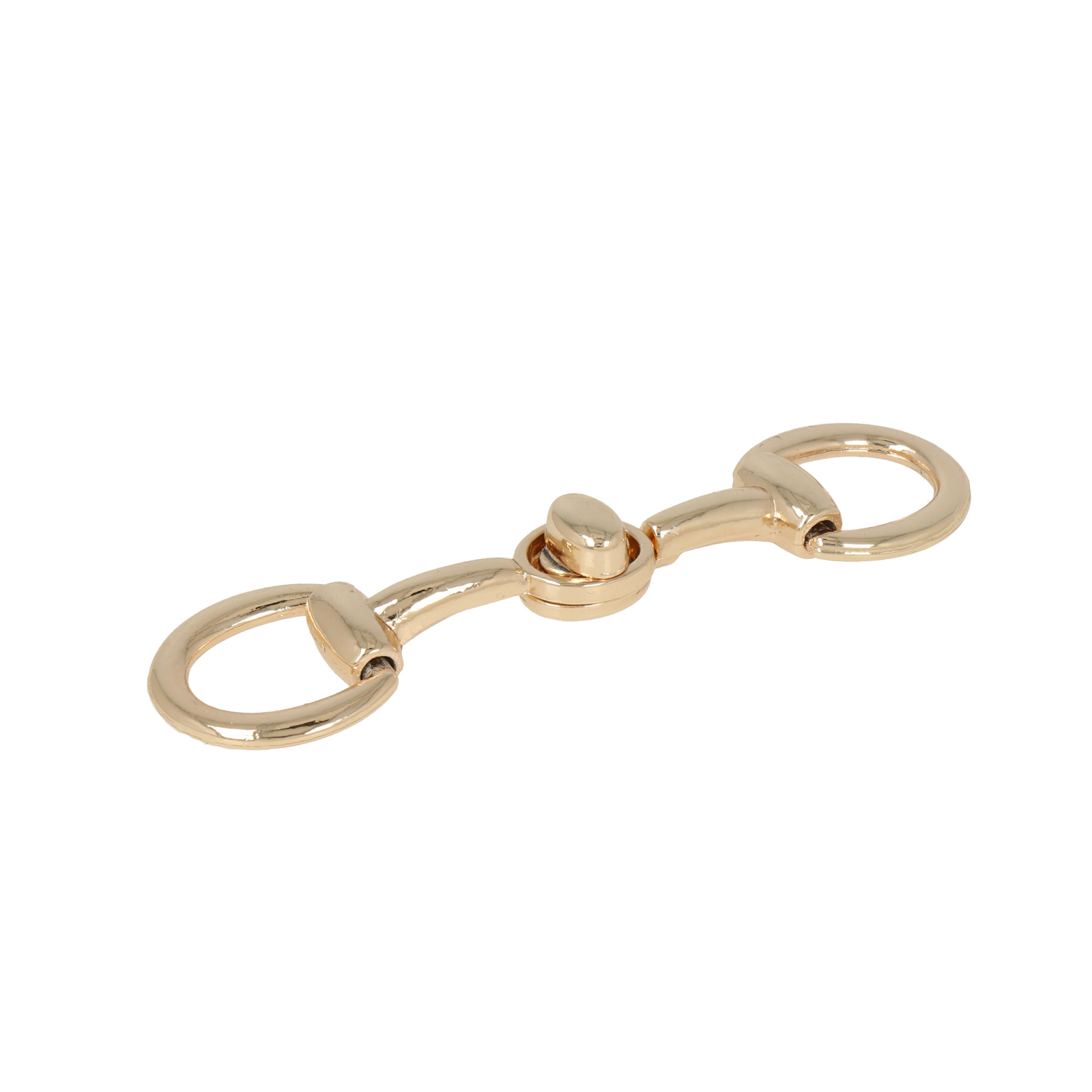 bag clasp gold turn clasp oval 80x20mm | 1pc