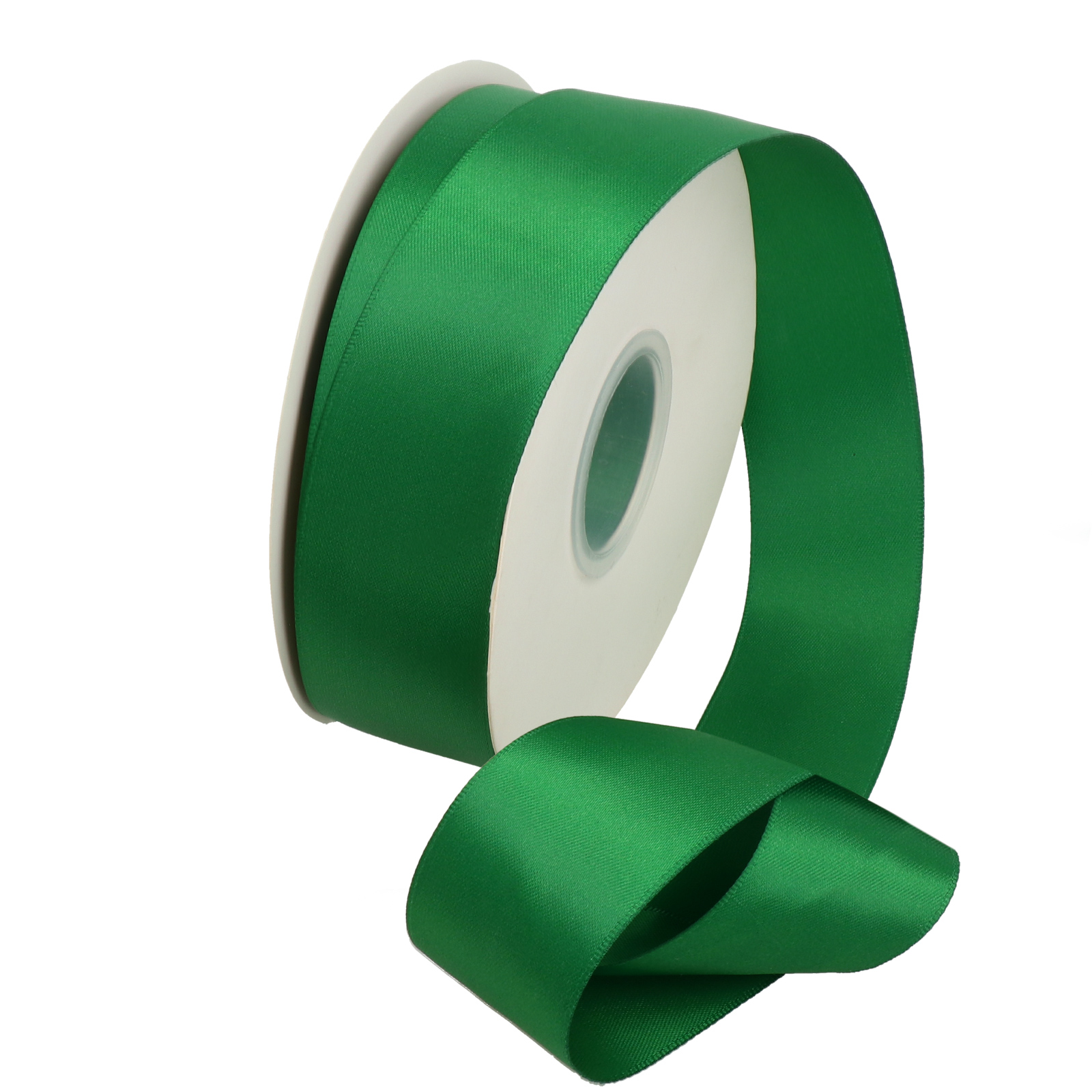 satin ribbon hobbybag - green 40mm - 45,7mt | 1pc