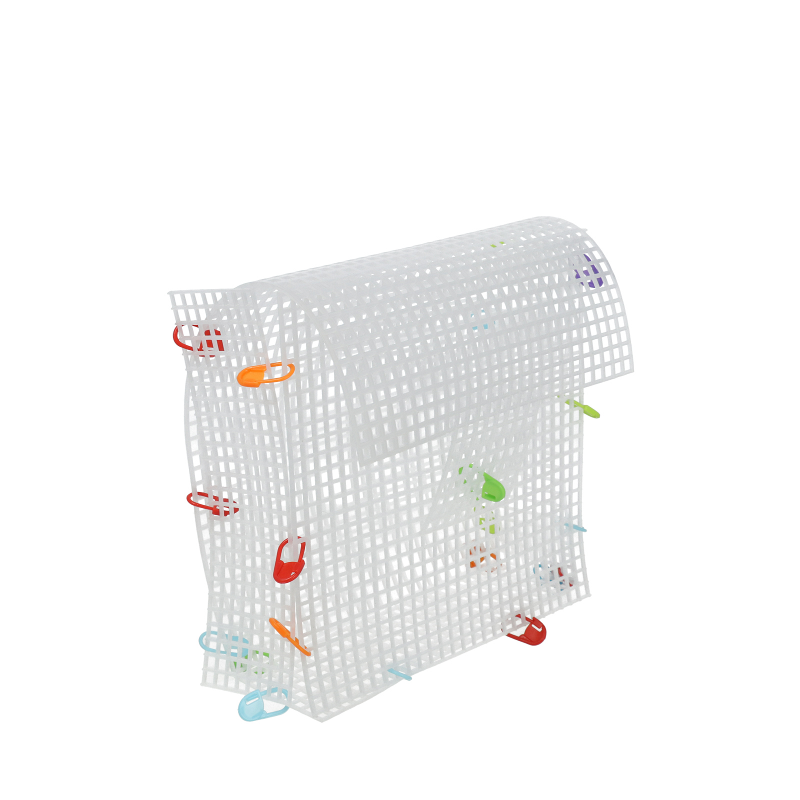 shaper grid canvas bag shopper 15x15x5cm - 4mm hole | 1pc