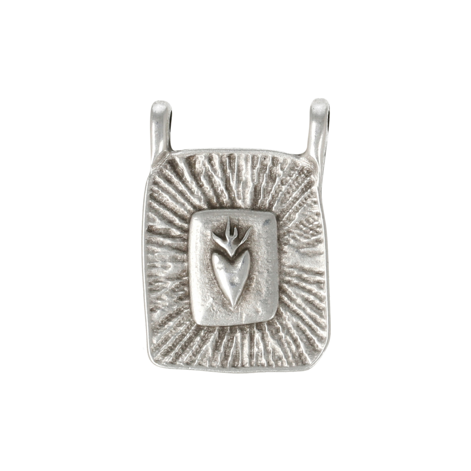 anhänger zwischenteil antik versilbert milagro 20x14mm | 2st