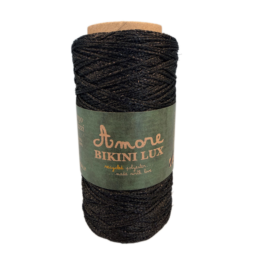 borgo de' pazzi bikini lux - black (15) - 50gr (185mt) | 1pc