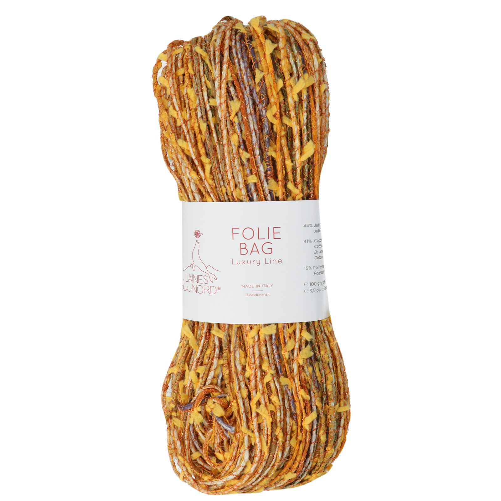 laines du nord folie bag - orange (101) - 100gr (80mt) | 1pc