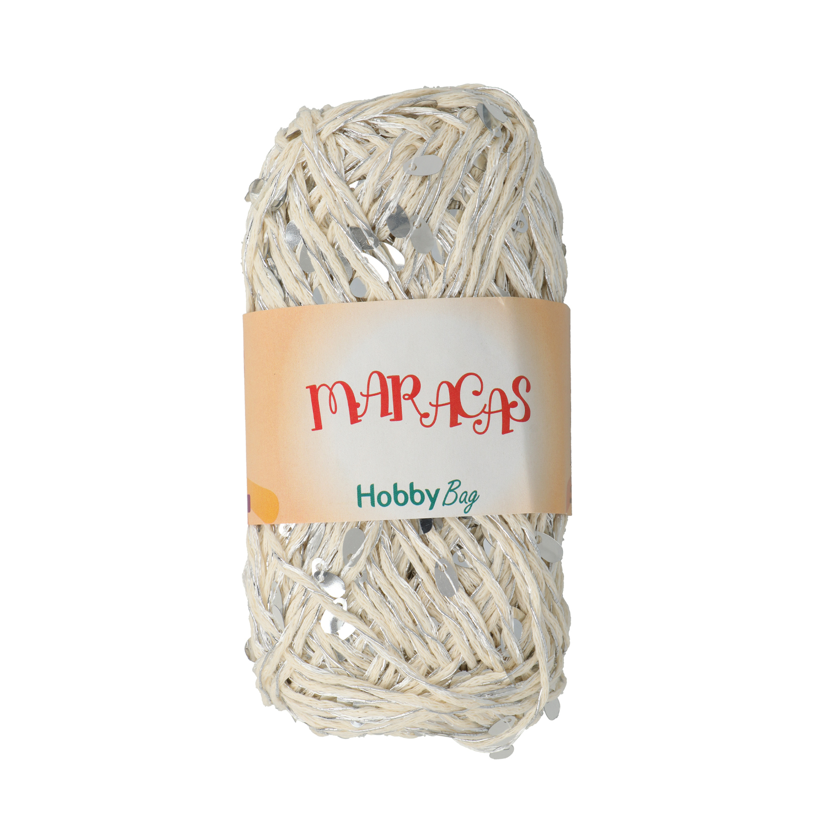 maracas hobbybag - white (1) - 100gr (95mt) | 1pc