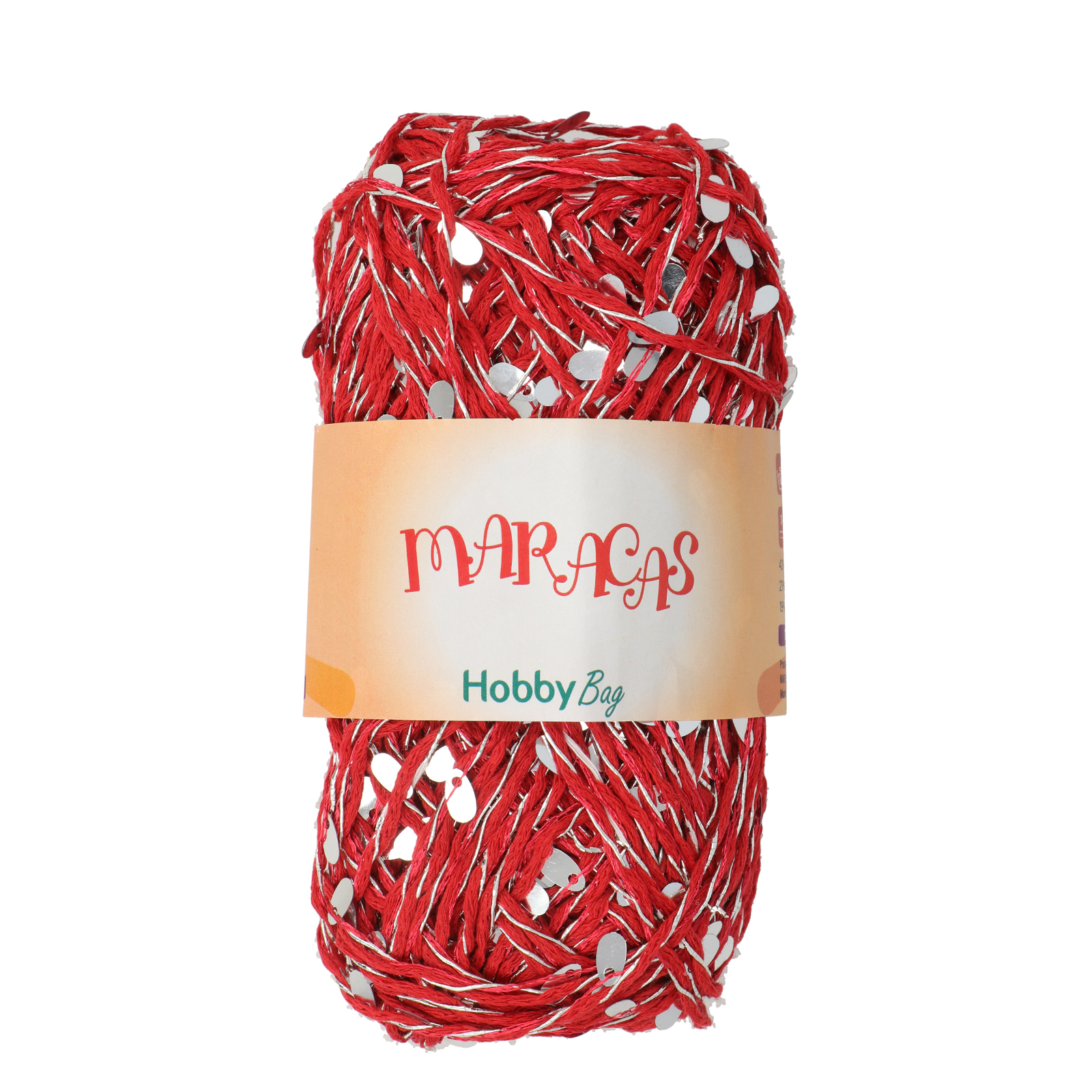 maracas hobbybag - red (24) - 100gr (95mt) | 1pc