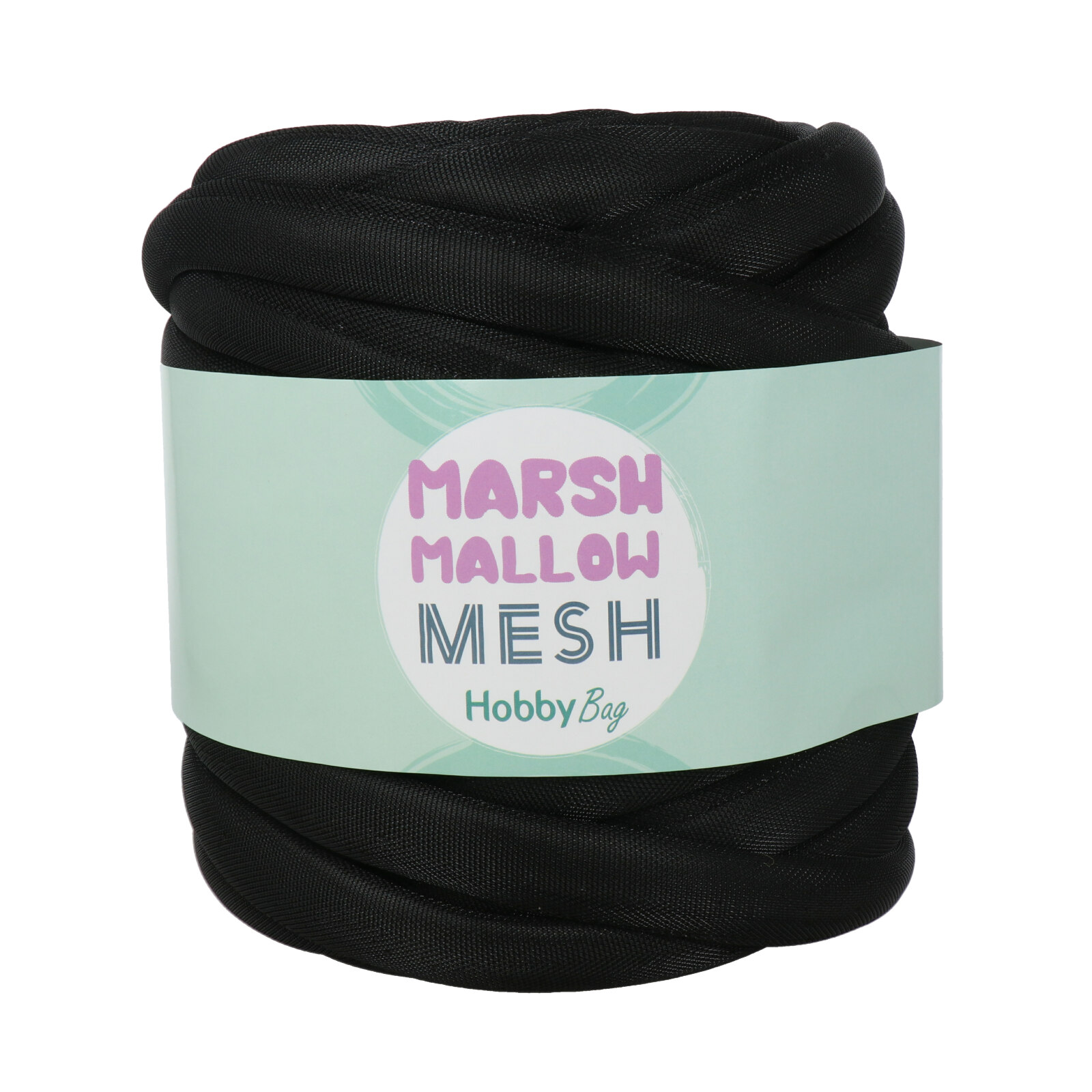 hobbybag marshmallow mesh - schwarz - 500gr (31mt) | 1st