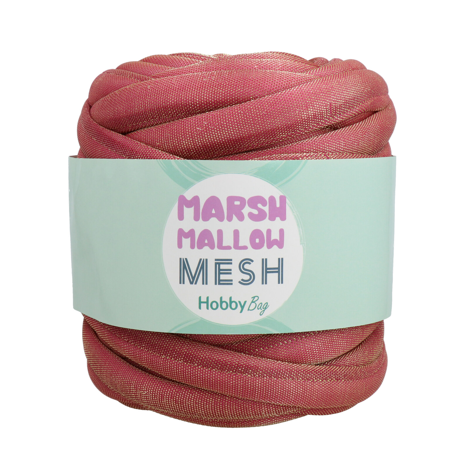 hobbybag marshmallow mesh - pink - 500gr (31mt) | 1pc