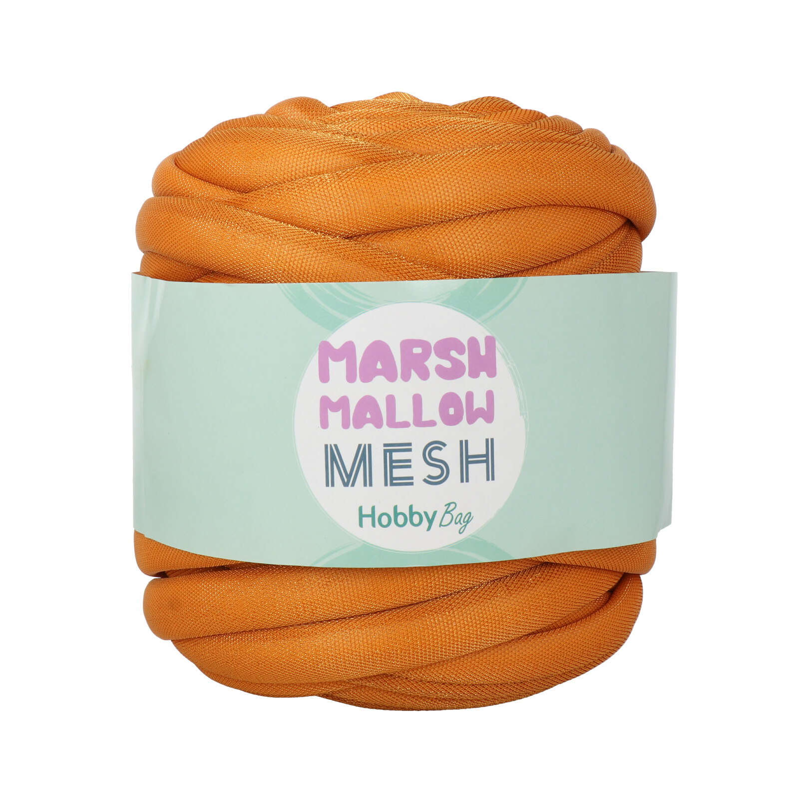 hobbybag marshmallow mesh - orange - 500gr (31mt) | 1pc