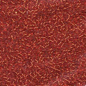 miyuki delica 8/0 silver-lined orange-red | 8gr