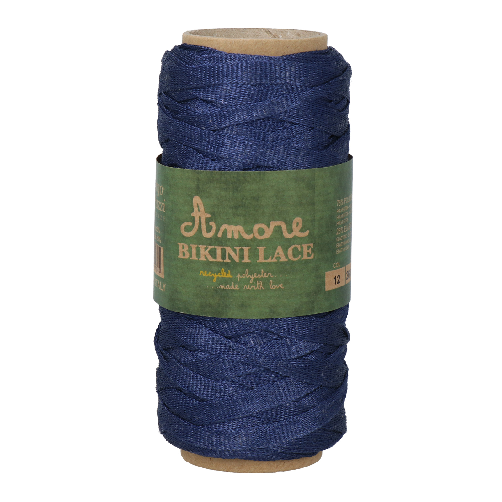 borgo de' pazzi bikini lace - navy (12) - 50gr (25mt) | 1st
