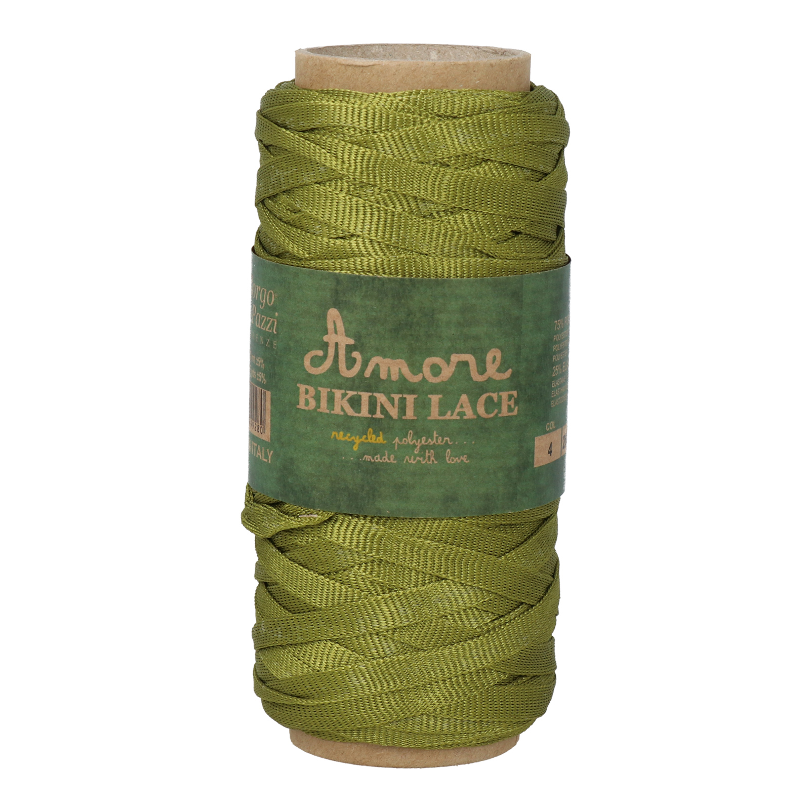 borgo de' pazzi bikini lace - lime (04) - 50gr (25mt) | 1pc