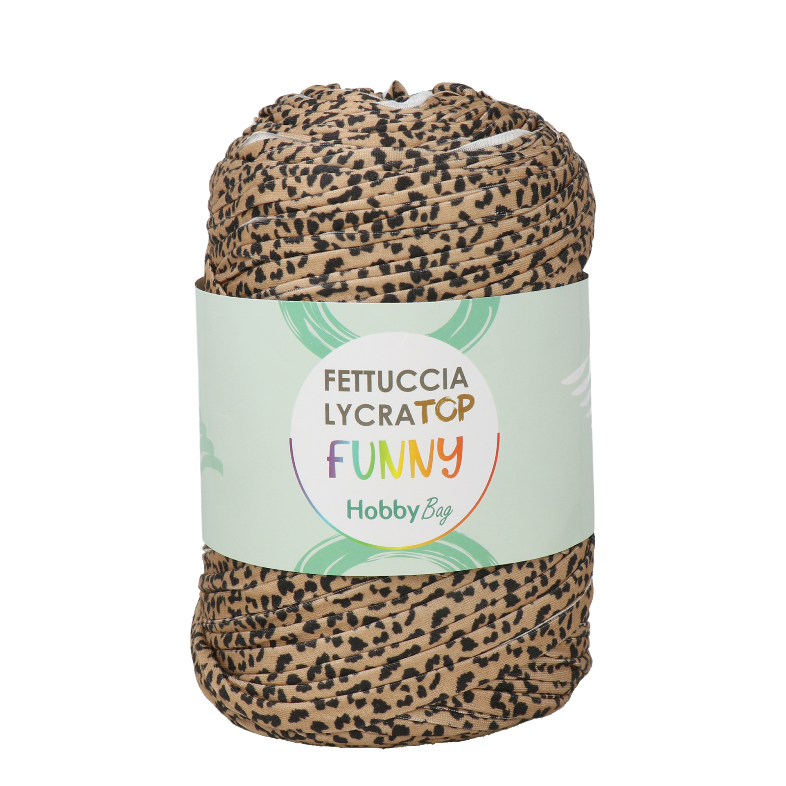 hobbybag t-shirt yarn lycra top funny - animalier - 400gr (105mt) | 1st