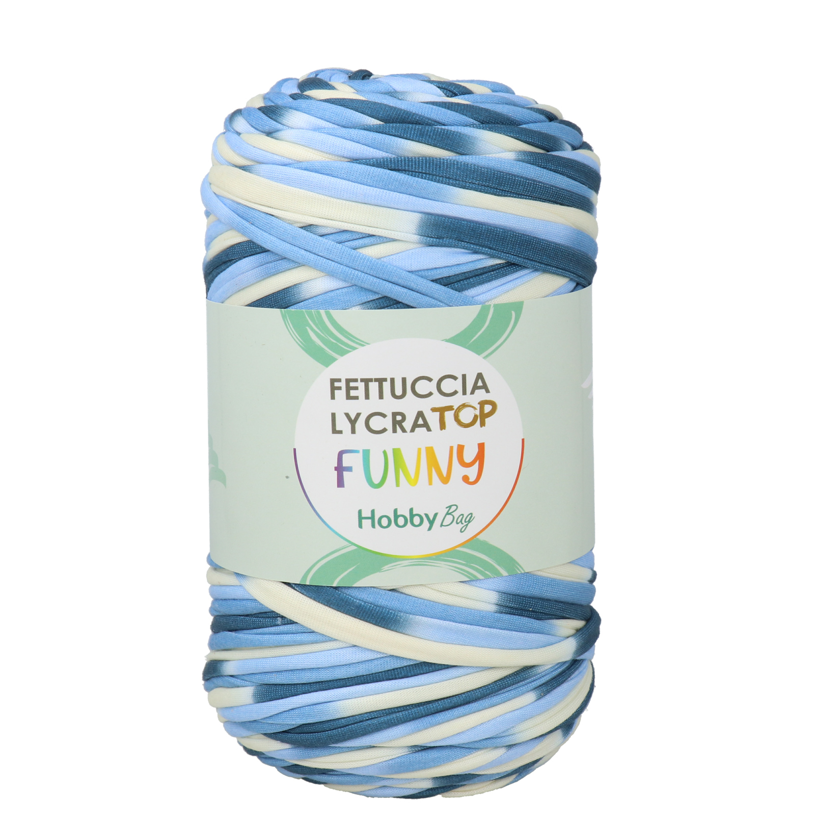 hobbybag t-shirt yarn lycra top funny - denim (52) - 400gr (105mt) | 1st