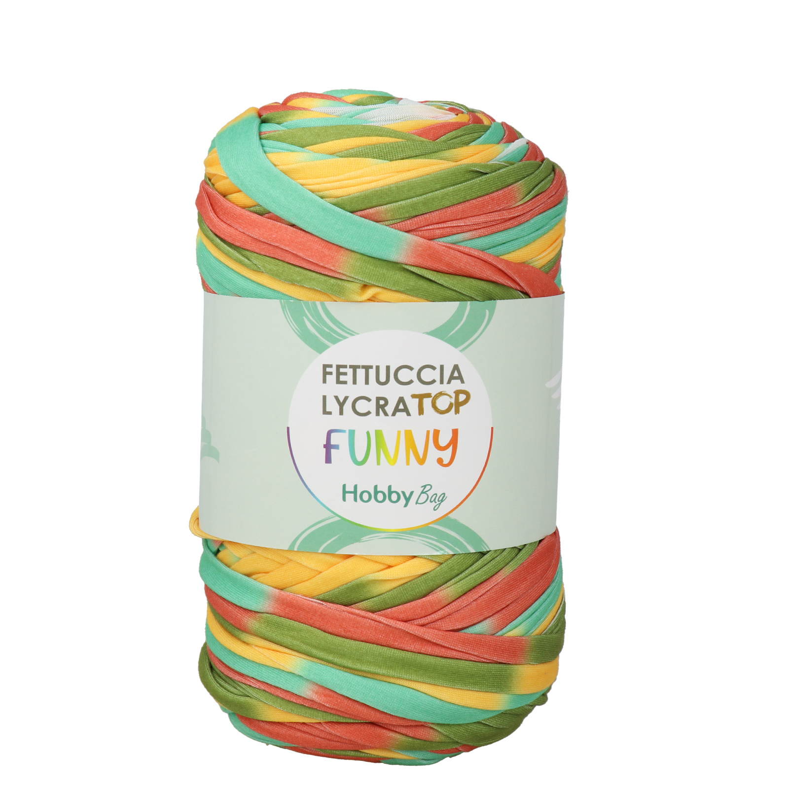 hobbybag t-shirt yarn lycra top funny - foliage (76) - 400gr (105mt) | 1pc