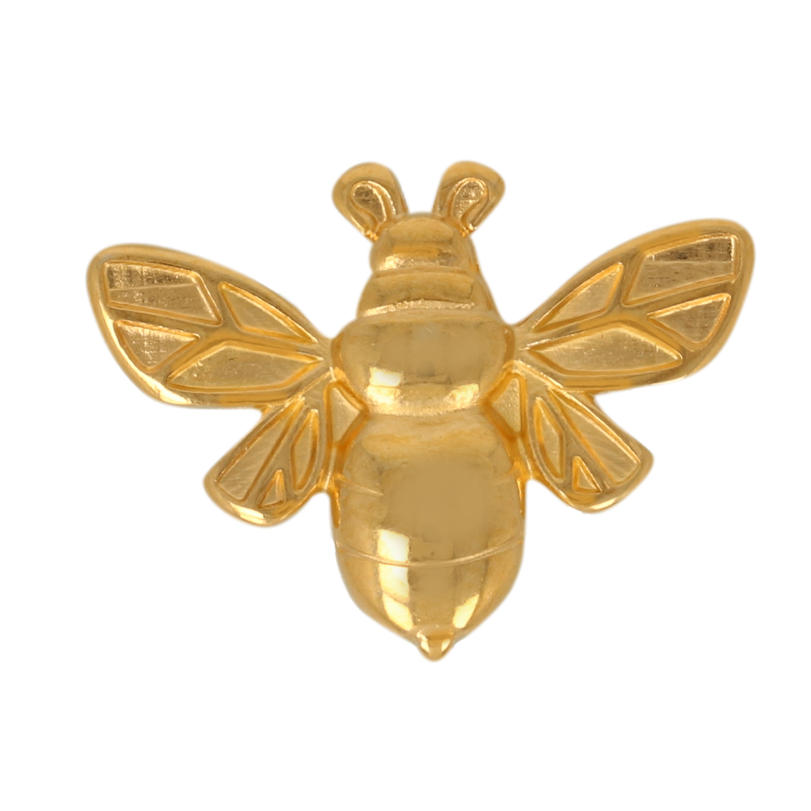 gold plated bead bee 22x16mm | 1pc