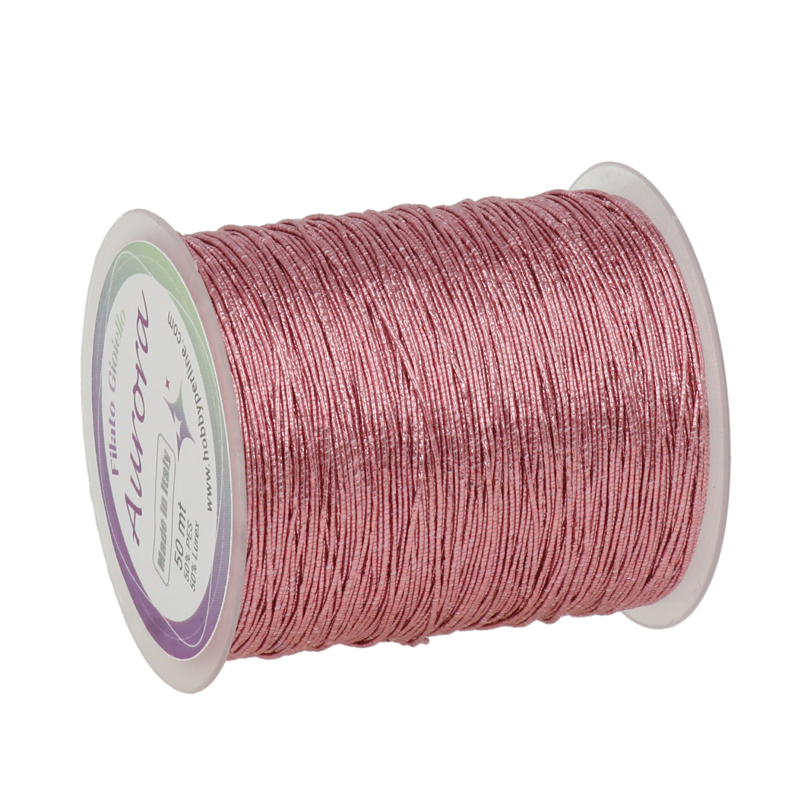 crochet jewel thread aurora - pink - 50mt | 1pc