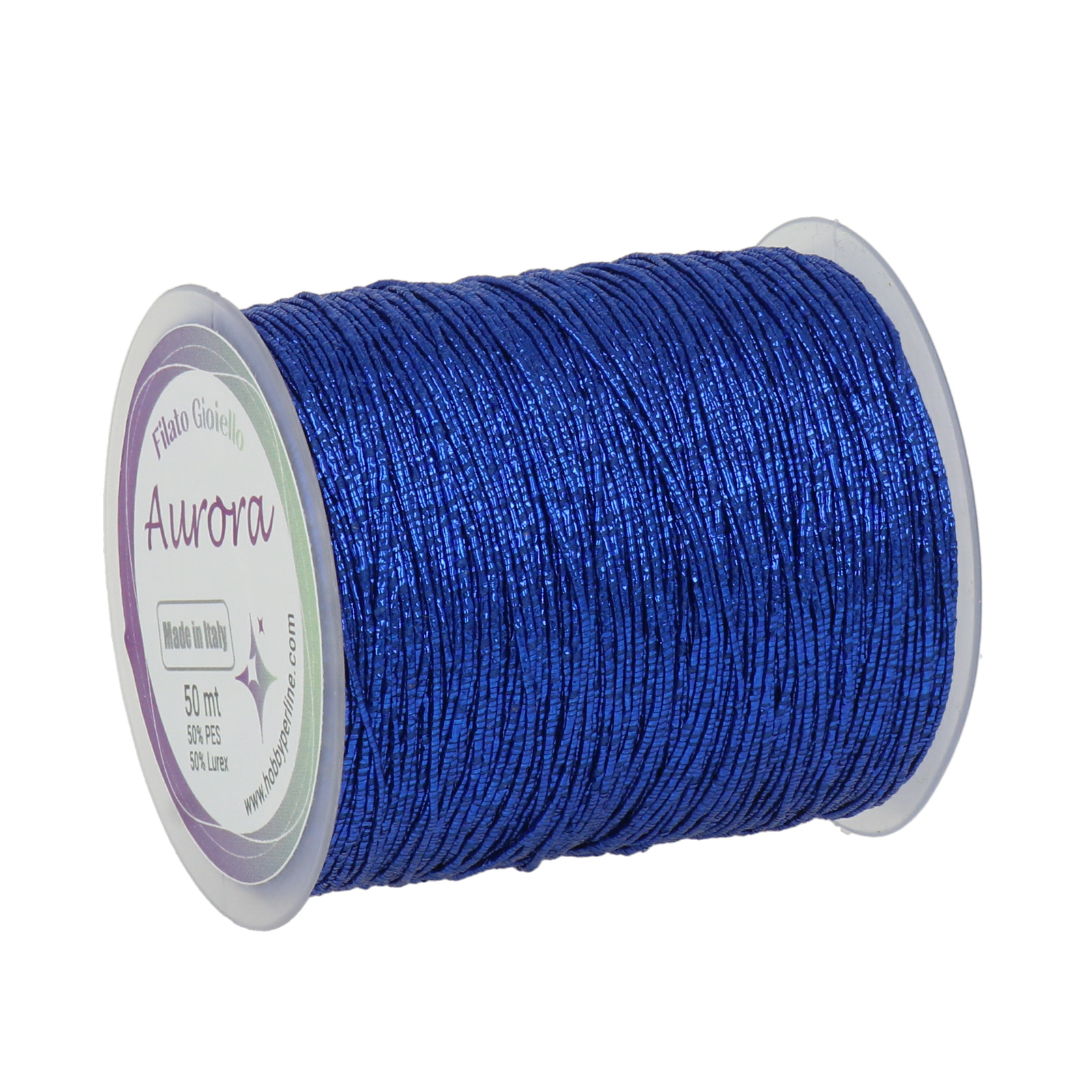 crochet jewel thread aurora - blue - 50mt | 1pc