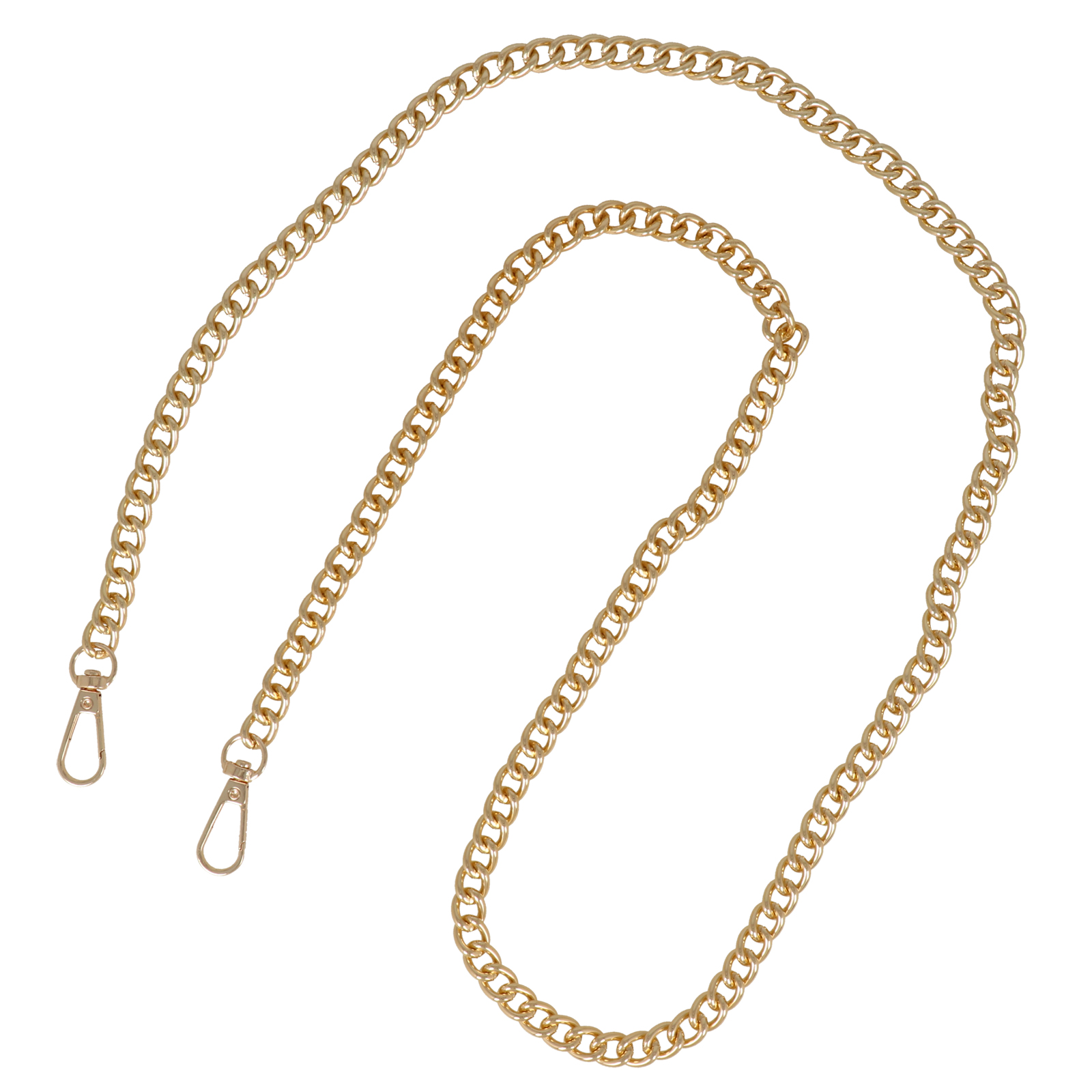 bag chain gold 12x9mm - 110cm | 1pc