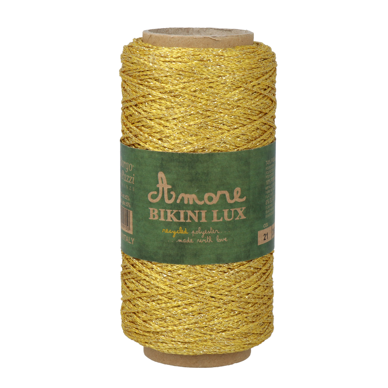 borgo de' pazzi bikini lux - yellow (21) - 50gr (185mt) | 1pc