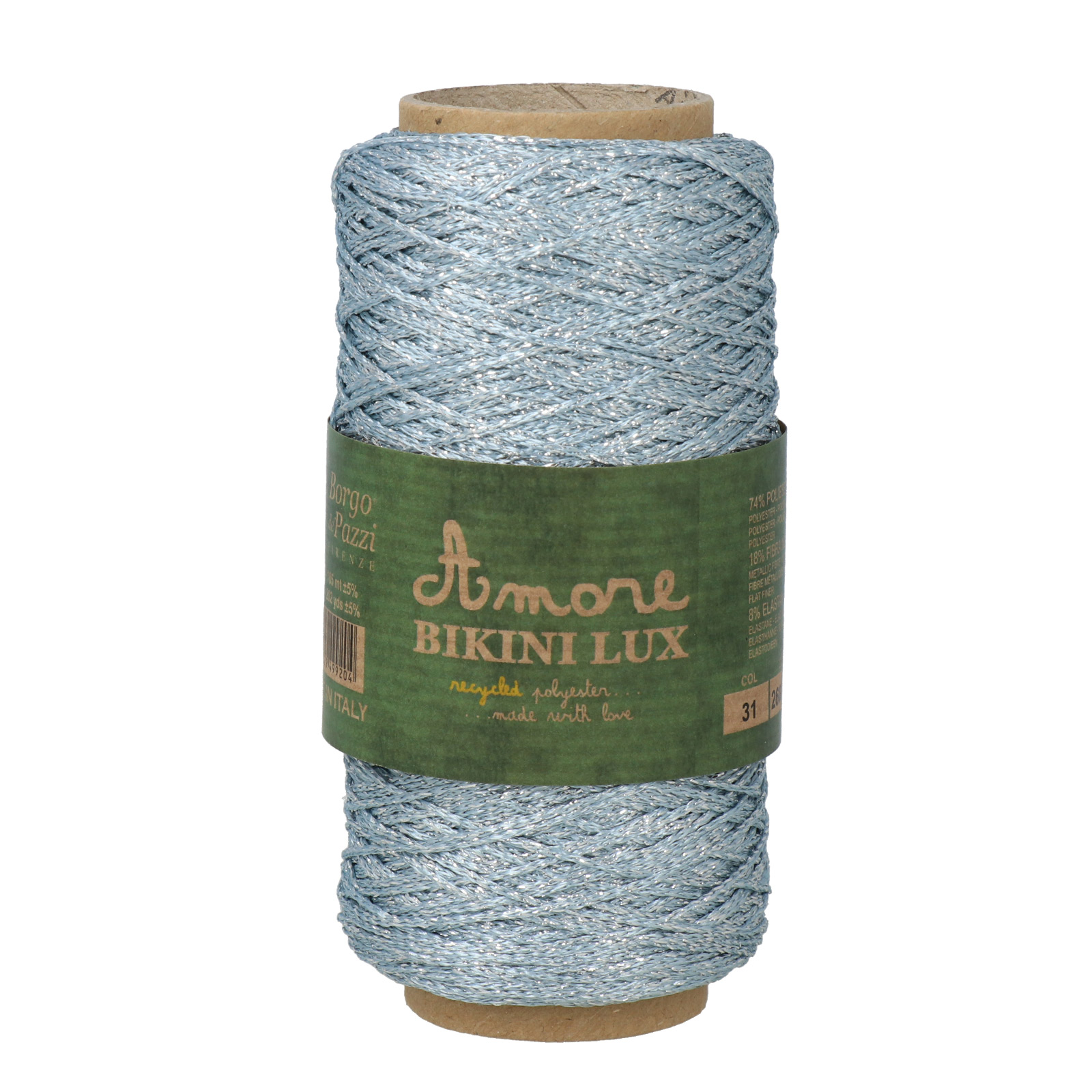 borgo de' pazzi bikini lux - light blue (31) - 50gr (185mt) | 1pc