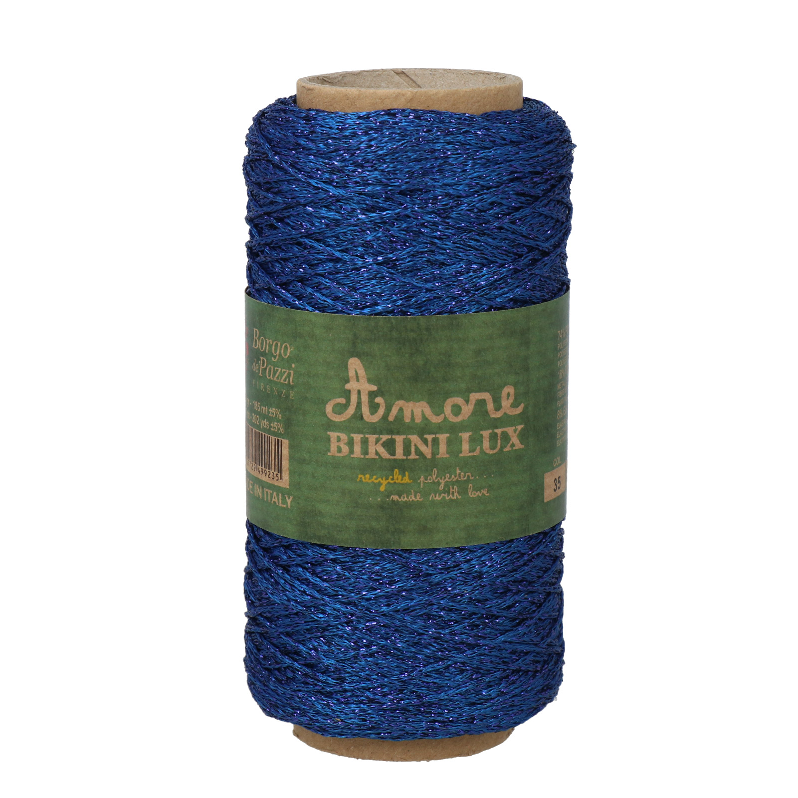 borgo de' pazzi bikini lux - elektrisches blau (35) - 50gr (185mt) | 1st