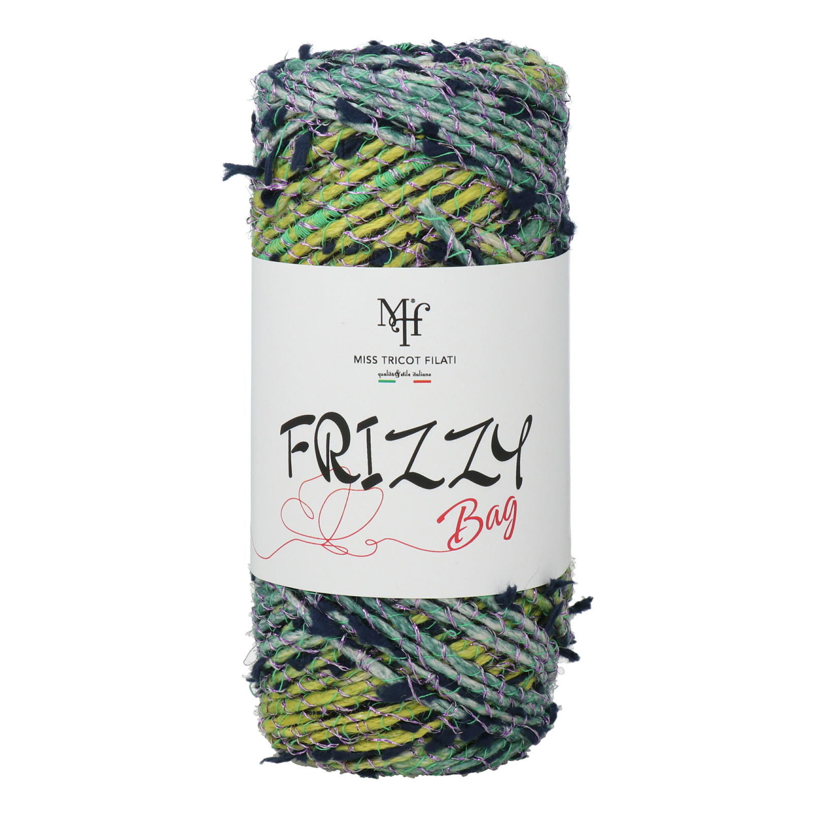 miss tricot filati frizzy bag green/blue (01) - 100gr (80mt) | 1pc