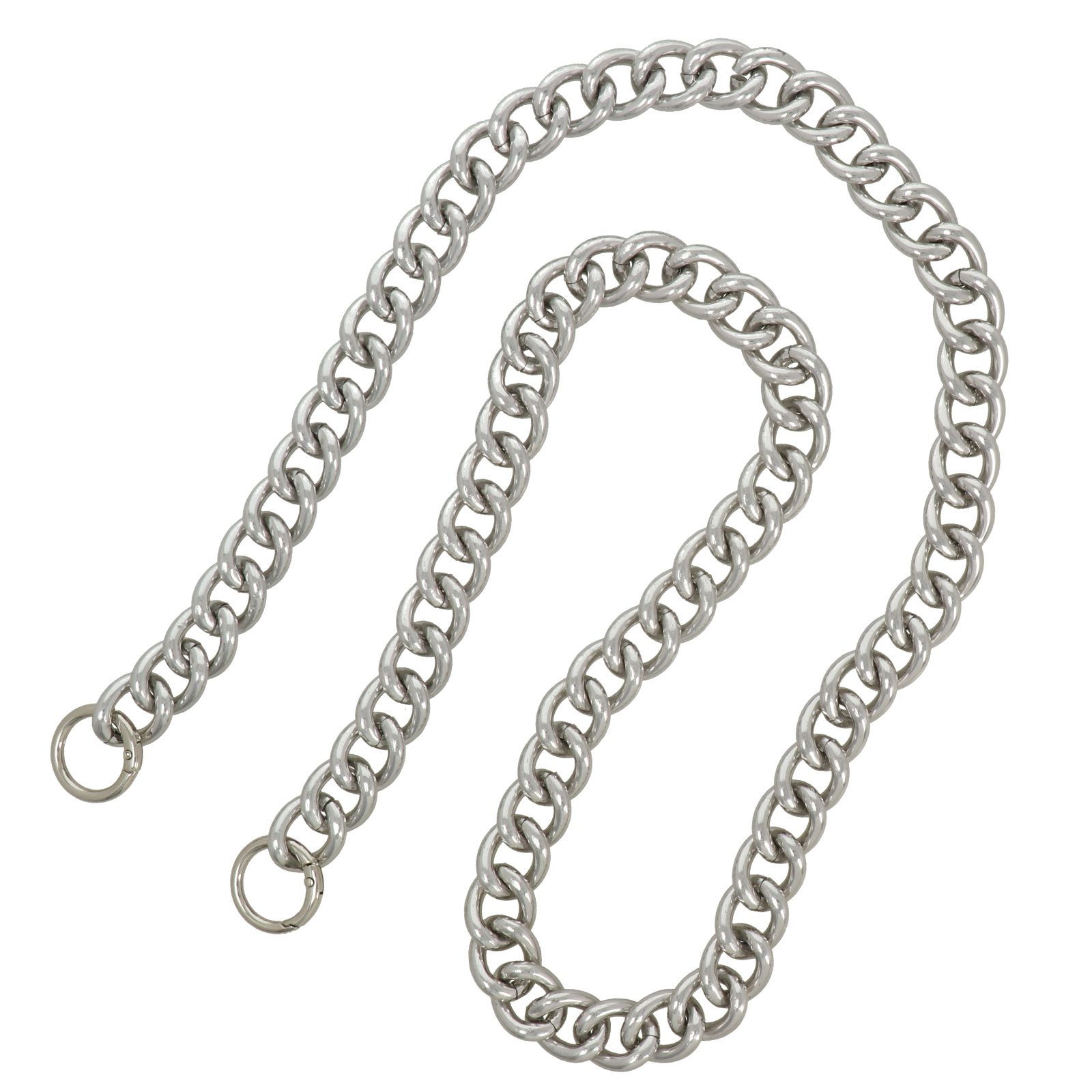 bag chain silver 22x19mm - 110cm | 1pc