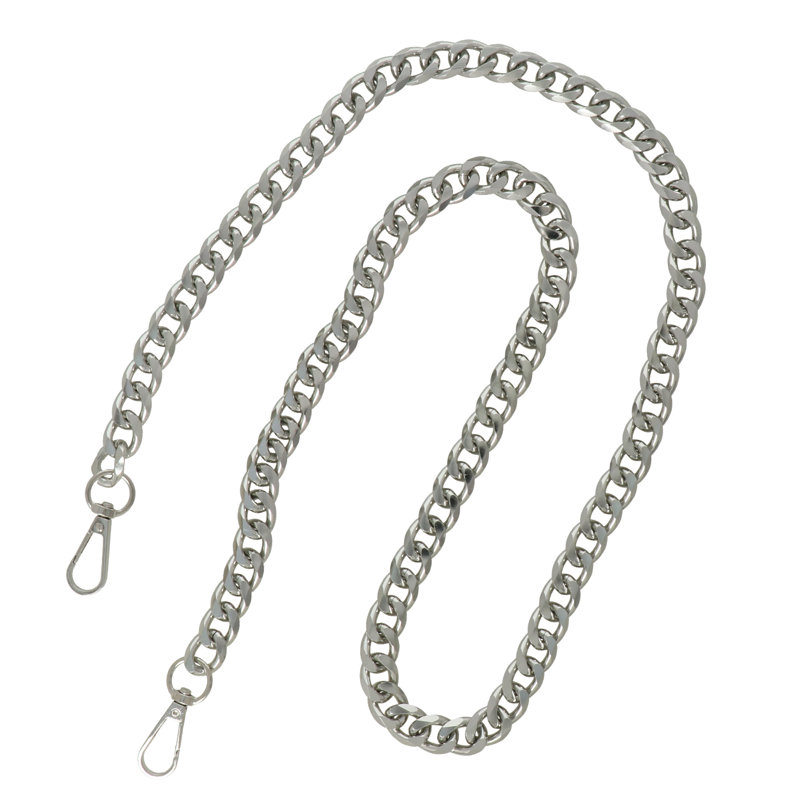 bag chain silver 18x14mm - 110cm | 1pc