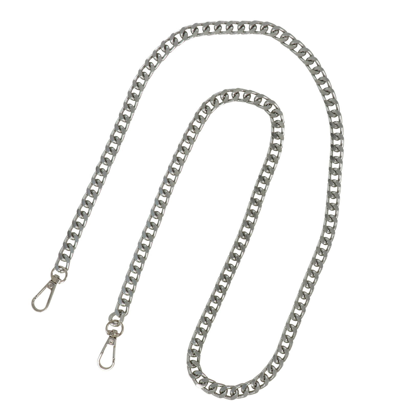 bag chain silver 14x10mm - 110cm | 1pc