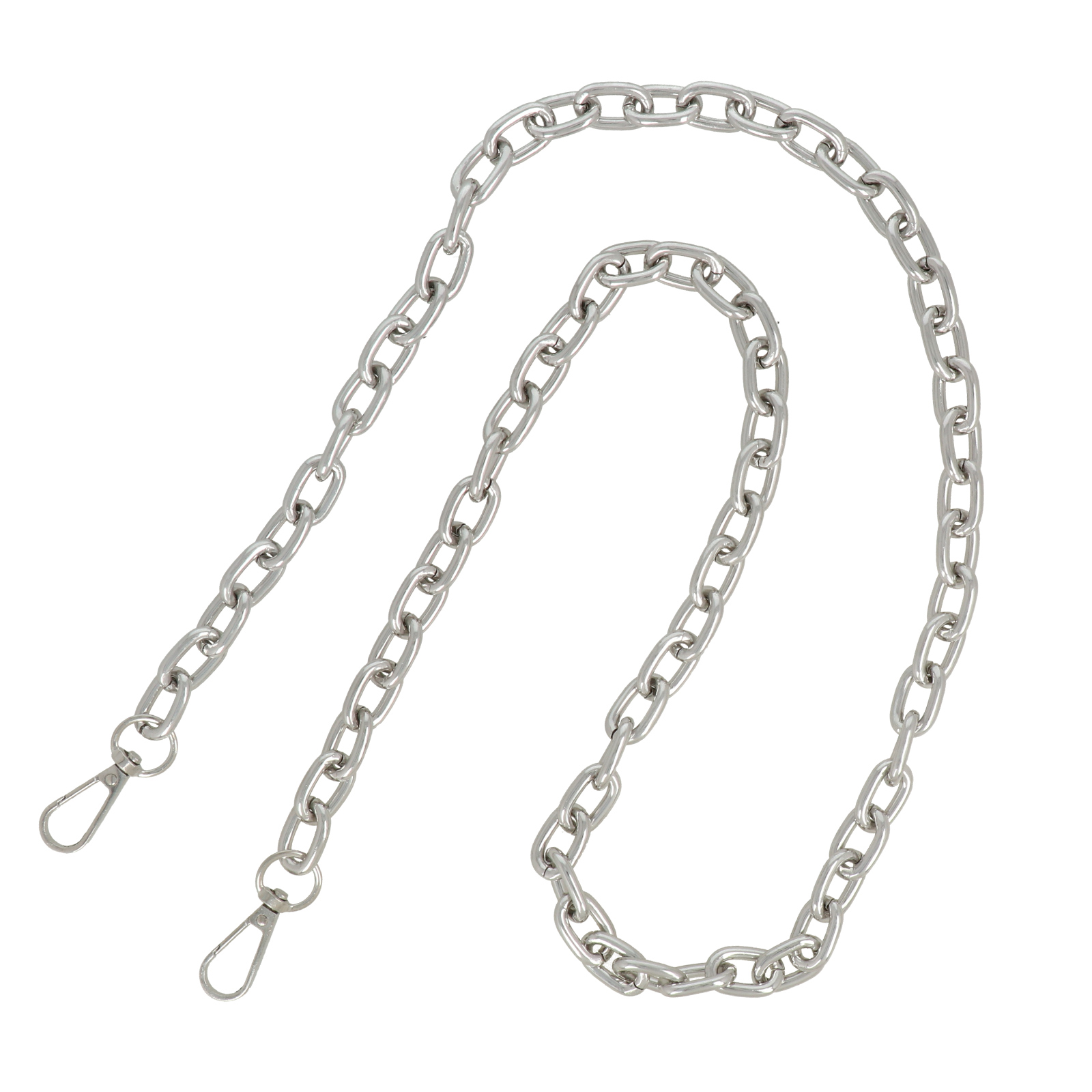 bag chain silver 22x14mm - 110cm | 1pc