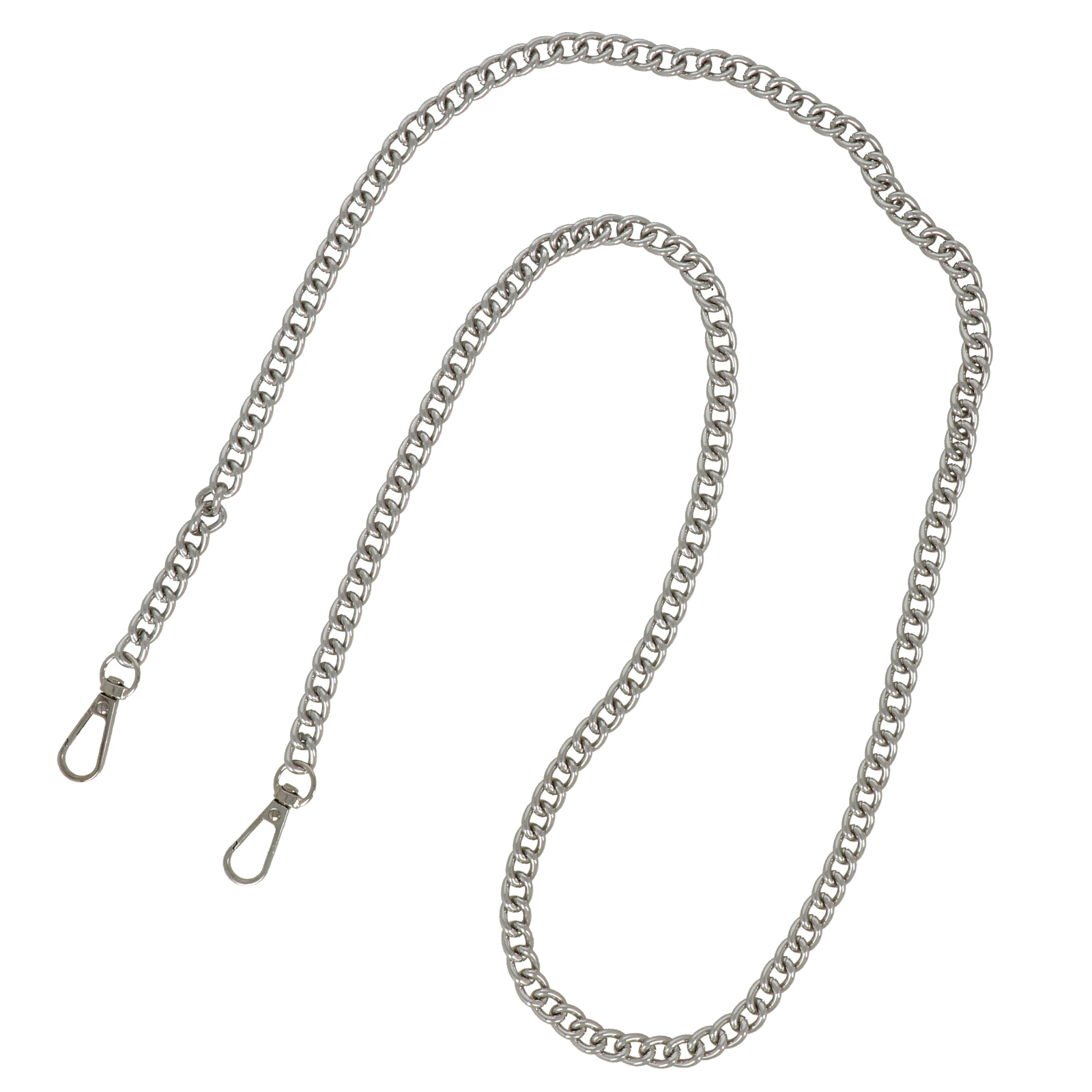 bag chain silver 12x9mm - 110cm | 1pc