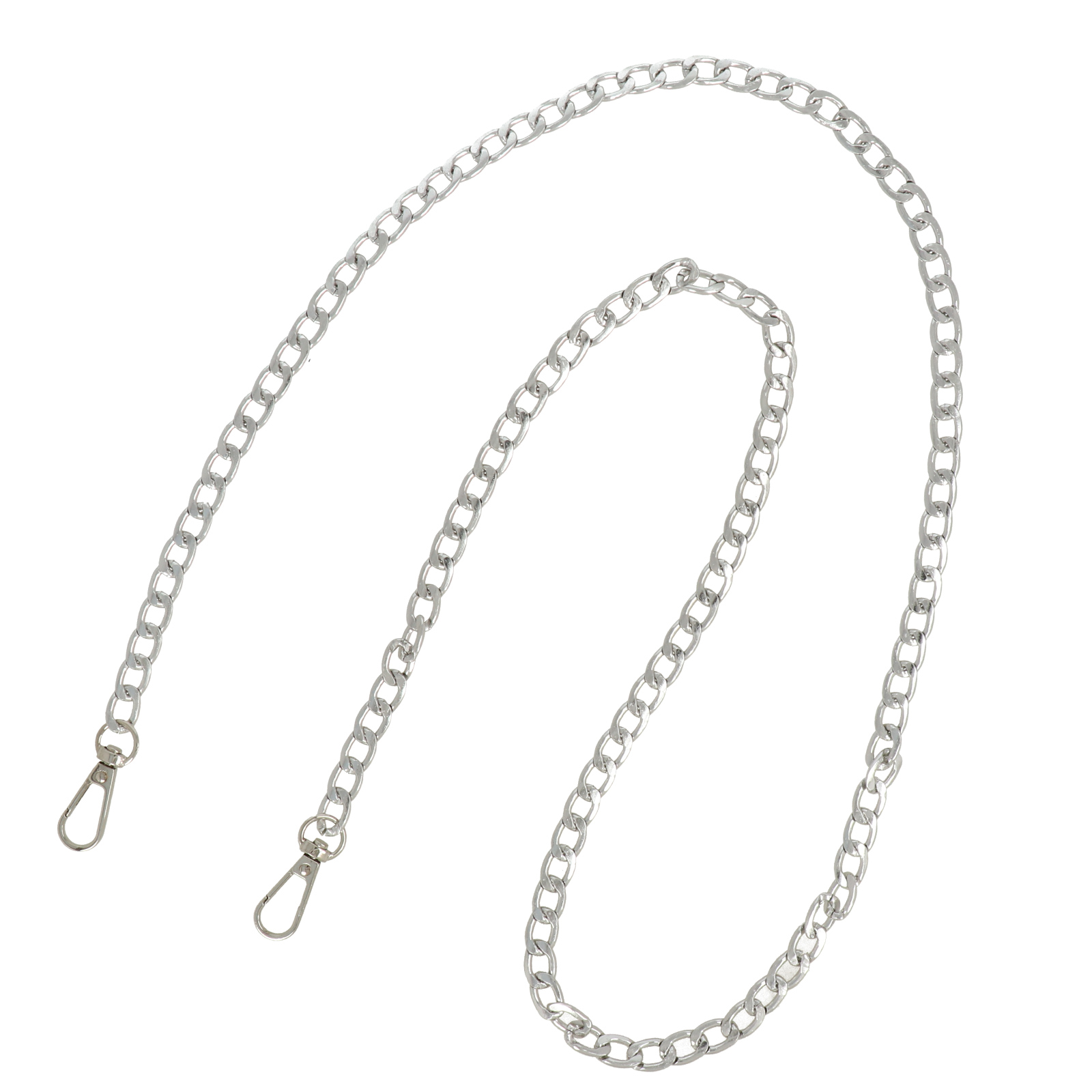 bag chain silver 14x9mm - 110cm | 1pc