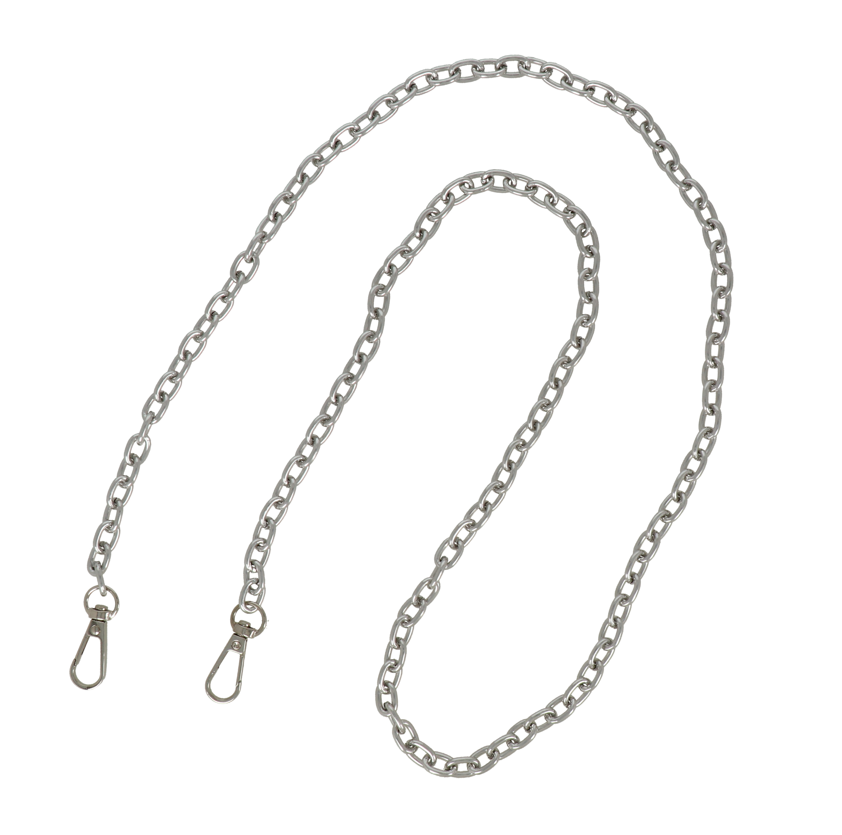 bag chain silver 12x8mm - 110cm | 1pc