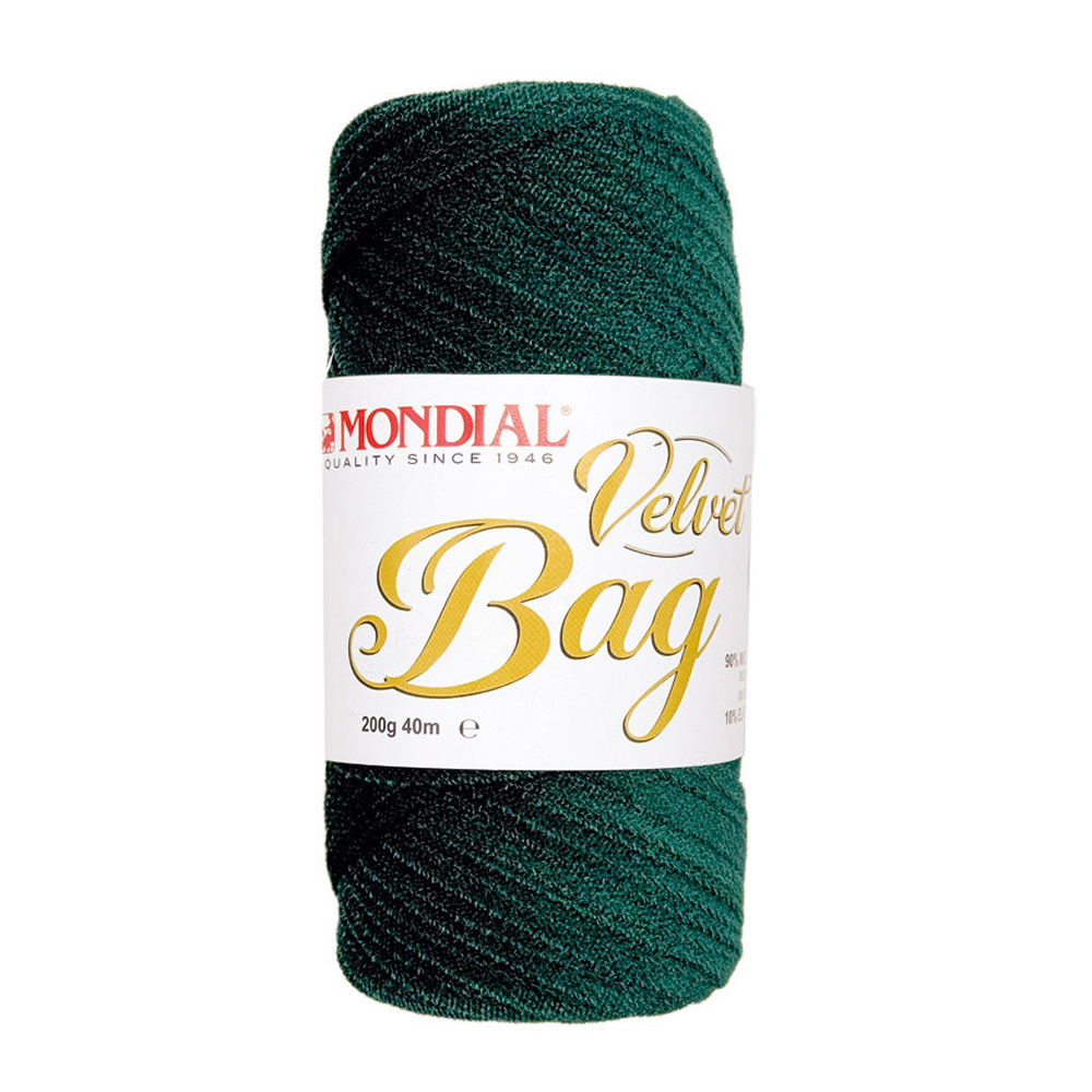 velvet bag mondial - flaschengrün (318) - 200gr (40mt) | 1st