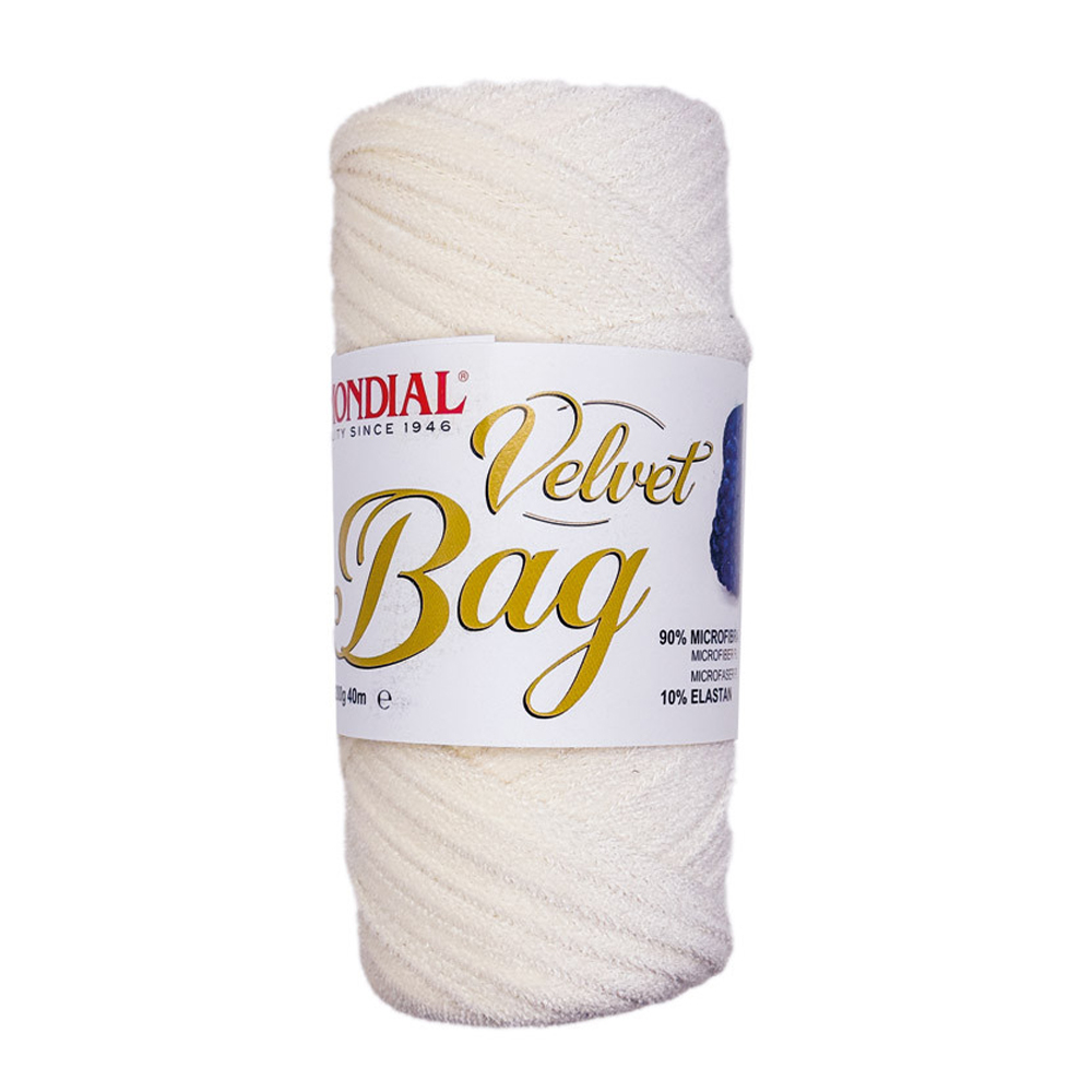 velvet bag mondial - cream (305) - 200gr (40mt) | 1pc