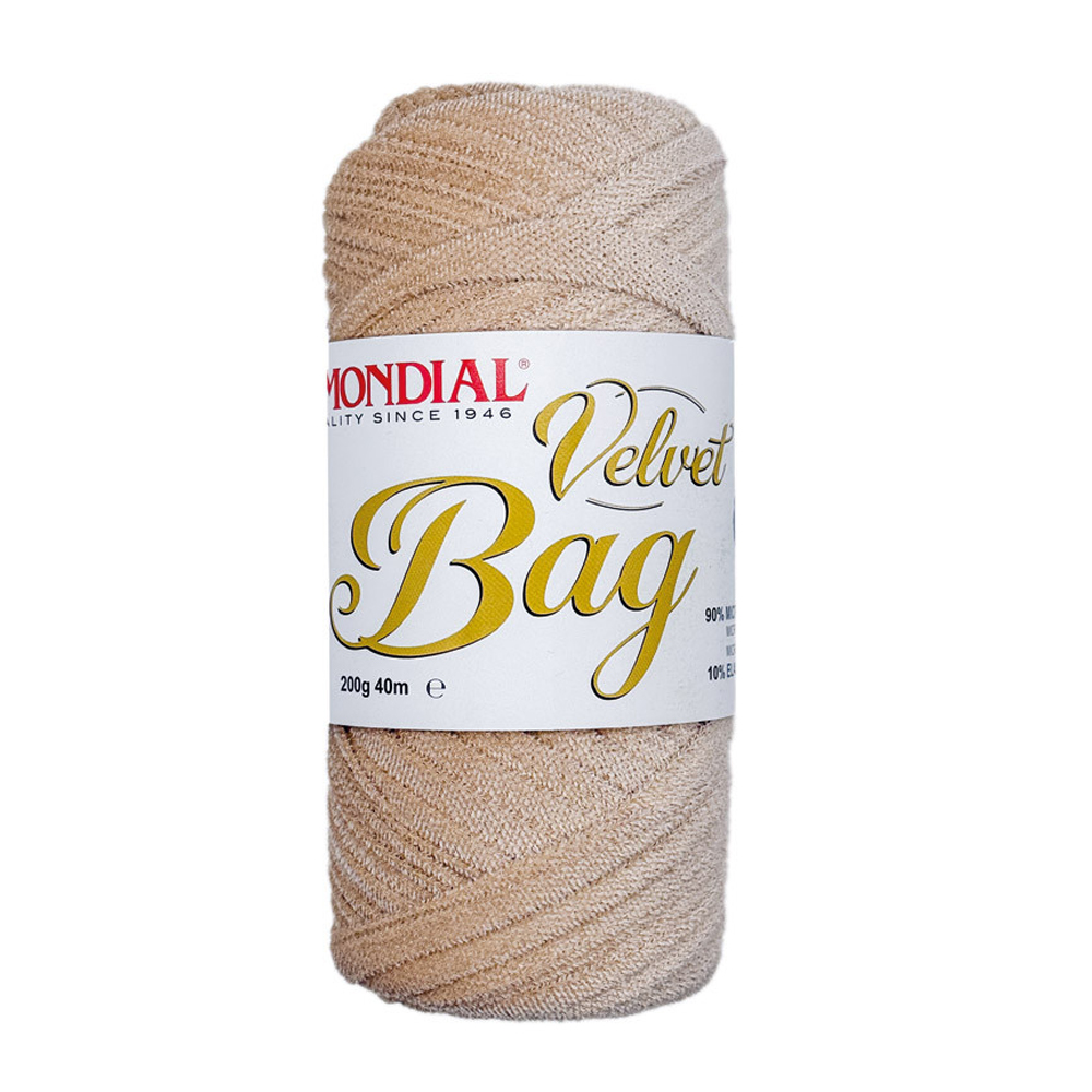 velvet bag mondial - camel (306) - 200gr (40mt) | 1pc