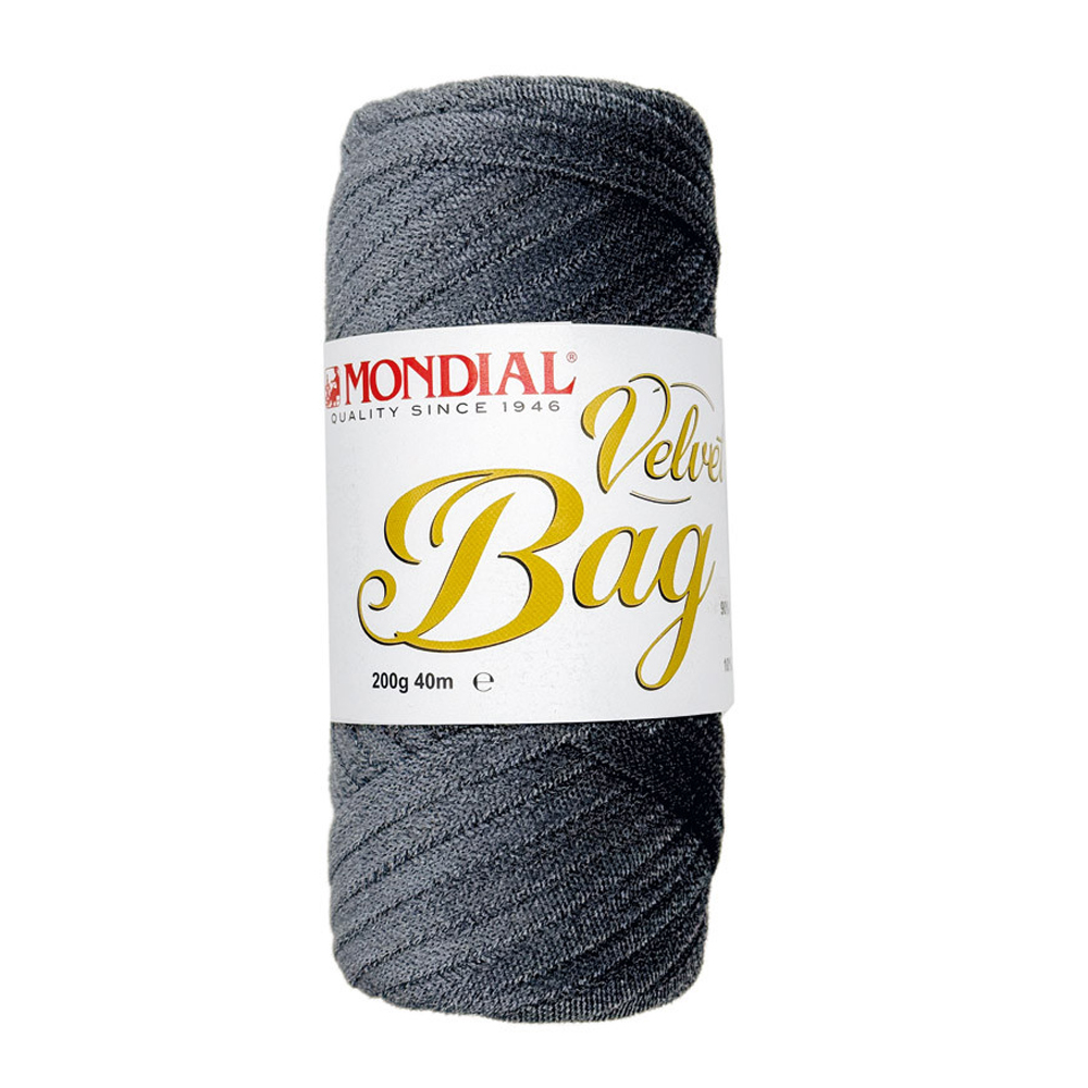 velvet bag mondial - grau (322) - 200gr (40mt) | 1st