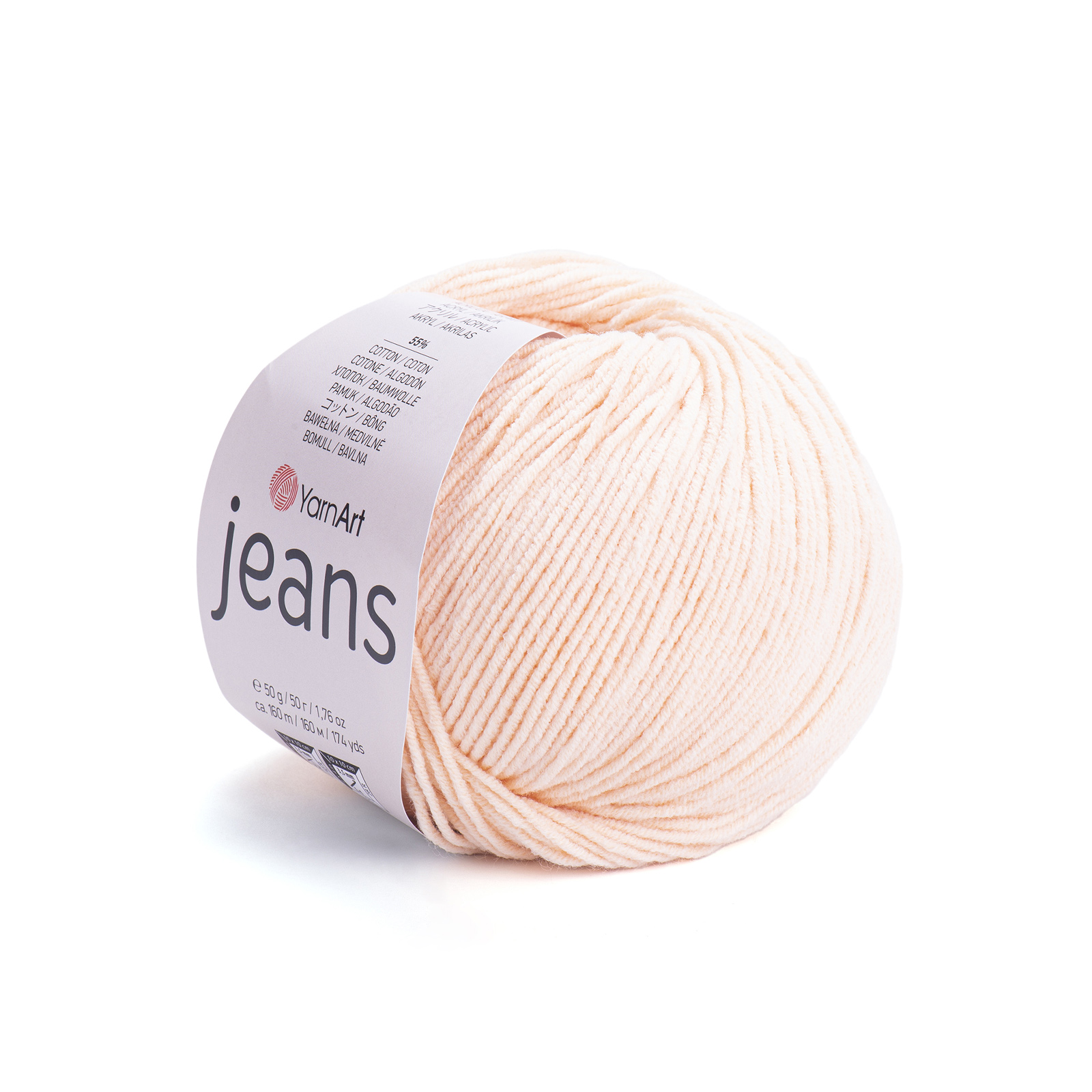 yarnart jeans - peach (73) - 50gr (160mt) | 1pc
