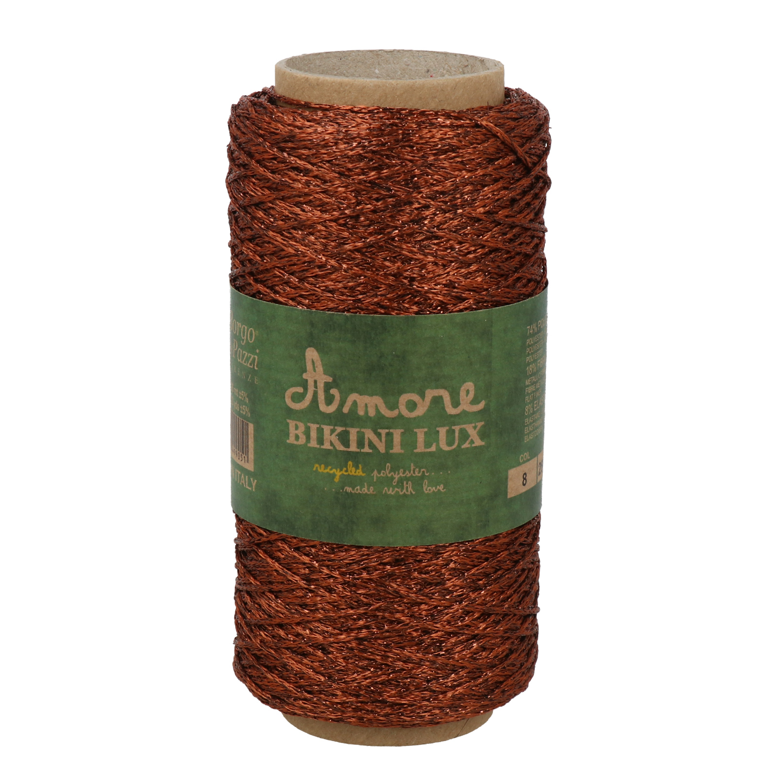 borgo de' pazzi bikini lux - copper (8) - 50gr (185mt) | 1pc