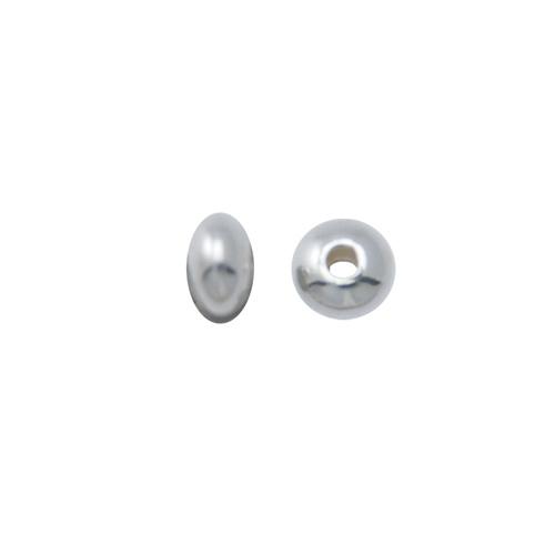 sterling silver spacer disc bead 3x2mm | 15pc